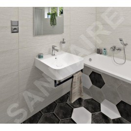 Sapho Isvea Sott Aqua - Vasque 605x500 mm, avec un trou pour robinet, blanc 10SQ51061