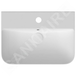 Sapho Isvea Sott Aqua - Vasque 605x500 mm, avec un trou pour robinet, blanc 10SQ51061