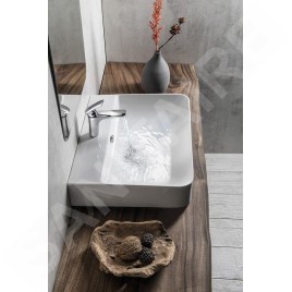Sapho Isvea Sott Aqua - Vasque 605x500 mm, avec un trou pour robinet, blanc 10SQ51061