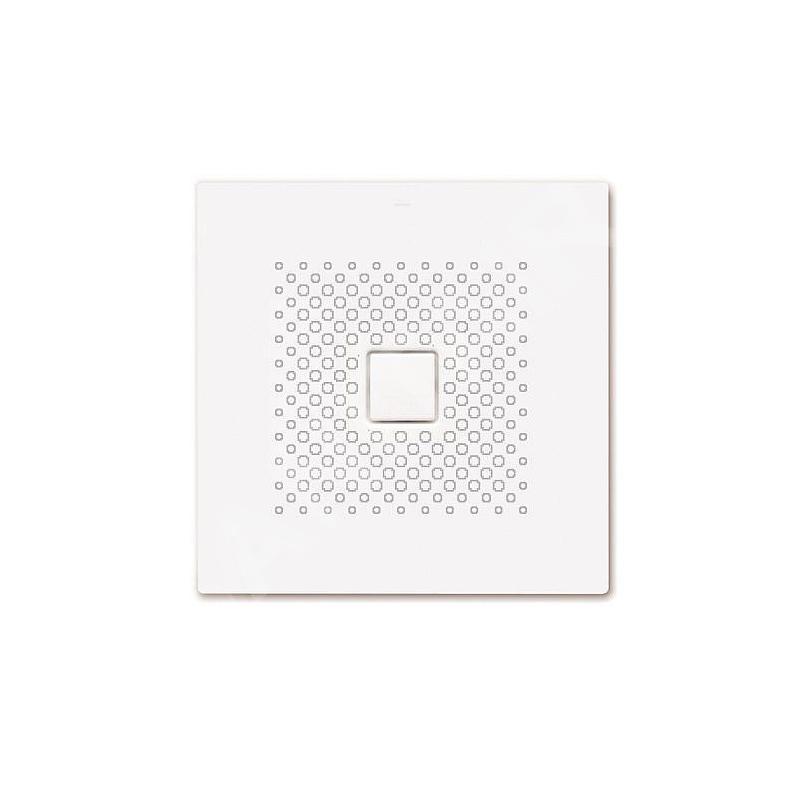 Kaldewei Avantgarde - Receveur de douche carré Conoflat 852-2, 800 x 800 mm, blanc - Receveur de douche, antidérapant sur toute Kaldewei Avantgarde - Receveur de douche carré Conoflat 852-2, 800 x 800 mm, blanc - Receveur de douche, antidérapant sur toute