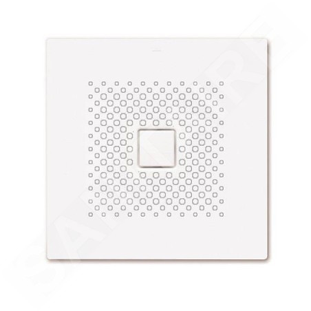 Kaldewei Avantgarde - Receveur de douche carré Conoflat 852-2, 800 x 800 mm, blanc - Receveur de douche, antidérapant sur toute