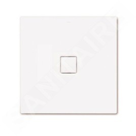 Kaldewei Avantgarde - Receveur de douche carré Conoflat 852-1, 800 x 800 mm, blanc - Receveur de douche, antidérapant,