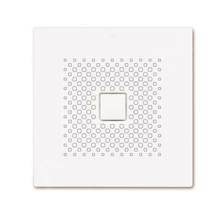 Kaldewei Avantgarde - Receveur de douche carré Conoflat 852-2, 800 x 800 mm, blanc - Receveur de douche, antidérapant, support