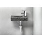 Sapho Blok - Lave-main 380x140 mm, sans trop-plein, trou pour robinet, anthracite 2401-31 Sapho Blok - Lave-main 380x140 mm, sans trop-plein, trou pour robinet, anthracite 2401-31