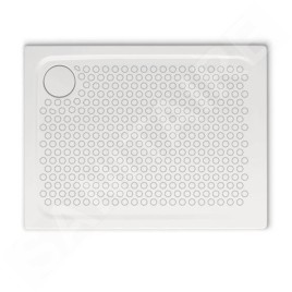 Kaldewei Avantgarde - Receveur de douche Superplan Plus 477-2, 1000x800 mm, Antidérapant sur toute la surface, Effet Perl,
