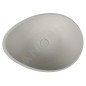 Sapho Lavabos - Lavabo Punc 534x390 mm, avec bonde, grès blanc BH7000 Sapho Lavabos - Lavabo Punc 534x390 mm, avec bonde, grès blanc BH7000