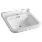 Sapho Kerasan Waldorf - Lavabo 600x550 mm, avec trop-plein, trou pour robinet, blanc 4140K1 Sapho Kerasan Waldorf - Lavabo 600x550 mm, avec trop-plein, trou pour robinet, blanc 4140K1