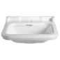 Sapho Kerasan Waldorf - Lavabo 600x550 mm, avec trop-plein, trou pour robinet, blanc 4140K1 Sapho Kerasan Waldorf - Lavabo 600x550 mm, avec trop-plein, trou pour robinet, blanc 4140K1
