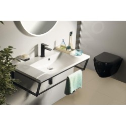 Sapho Maria - Meuble-lavabo 900x460 mm, marbre coulé, blanc MA090