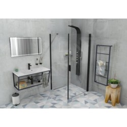 Sapho Maria - Meuble-lavabo 900x460 mm, marbre coulé, blanc MA090