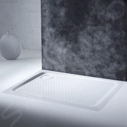 Kaldewei Avantgarde - Receveur de douche Superplan Plus 481-1, 700 x 1200 mm, Antidérapant sur toute la surface, Perl-Effect,