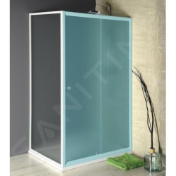 Aqualine Cabines de douche - Parois latéral Amadeo 900 mm, verre mat BTP90
