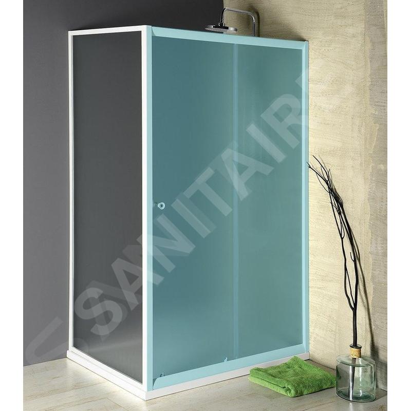 Aqualine Cabines de douche - Parois latéral Amadeo 900 mm, verre mat BTP90