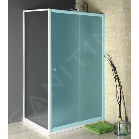 Aqualine Cabines de douche - Parois latéral Amadeo 900 mm, verre mat BTP90