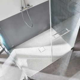 Kaldewei Avantgarde - Receveur de douche 853-2, Conoflat 750x900 mm, antidérapant sur toute la surface, support en polystyrène,