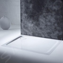 Kaldewei Avantgarde - Receveur de douche Superplan Plus 477-1, 800x1000 mm, Perl-Effect, blanc 470200013001