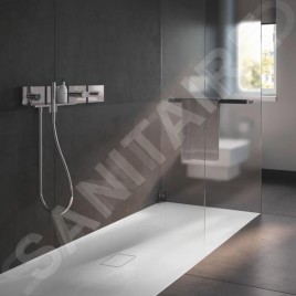 Kaldewei Avantgarde - Receveur de douche Conoflat 867-2, 1000x1800 mm, support polystyrène, blanc 468448040001