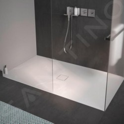 Kaldewei Avantgarde - Receveur de douche Conoflat 867-2, 1000x1800 mm, Perl-Effect, support en polystyrène, blanc 468448043001