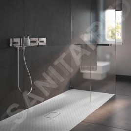 Kaldewei Avantgarde - Receveur de douche Conoflat 867-1, 1000x1800 mm, surface totale antidérapante, blanc 468430020001