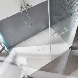 Kaldewei Avantgarde - Receveur de douche 854-2, Conoflat 1000x1100 mm, Perl-Effect, support en polystyrène, blanc 467048043001