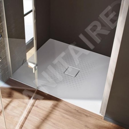 Kaldewei Avantgarde - Receveur de douche 854-2, Conoflat 1000x1100 mm, antidérapant, support en polystyrène, blanc 467035000001