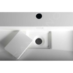 Sapho Amur - Lavabo 900x460 mm, avec trop-plein, trou pour robinet, blanc 55032