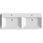 Sapho Lavabos - Meuble-lavabo double THALIE 120, 1200x460 mm, blanc TH11120 Sapho Lavabos - Meuble-lavabo double THALIE 120, 1200x460 mm, blanc TH11120