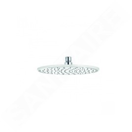 Kludi A-Qa - Douche de tête 250, 1 jet, blanc/chrome 6432591-00