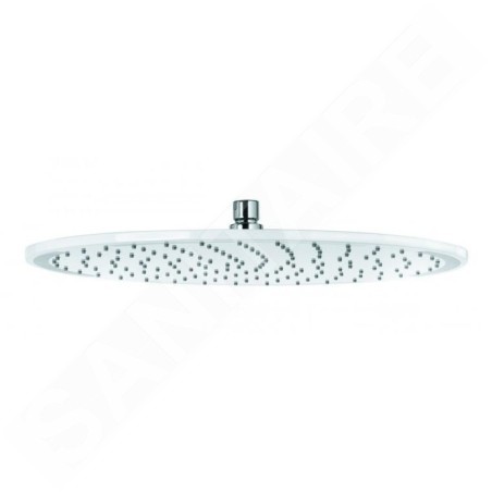 Kludi A-Qa - Douche de tête 400, 1 jet, blanc/chrome 6434091-00