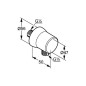 Kludi Coudes de douche - Coude de raccordement, blanc 6306143-00