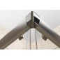 Ravak Blix - Cabine de douche quart de cercle BLCP4-90, 880-900 mm, satiné/verre transparent 3B270U00Z1 Ravak Blix - Cabine de douche quart de cercle BLCP4-90, 880-900 mm, satiné/verre transparent 3B270U00Z1