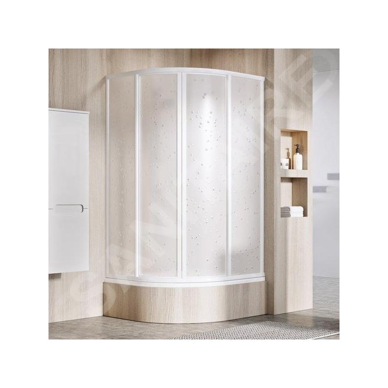 Ravak Supernova - Cabine de douche quart de rond en quatre parties SKCP4-90 Sabina, 875-895 mm, blanc/Pearl 31177V10011 Ravak Supernova - Cabine de douche quart de rond en quatre parties SKCP4-90 Sabina, 875-895 mm, blanc/Pearl 31177V10011