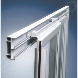 Ravak Supernova - Cabine de douche quart de rond en quatre parties SKCP4-90 Sabina, 875-895 mm, blanc/Pearl 31177V10011