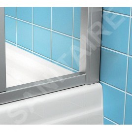 Ravak Supernova - Cabine de douche quart de rond en quatre parties SKCP4-80 Sabina, 775-795 mm, satiné/Pearl 31144VU0011