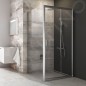 Ravak Blix - Paroi de douche BLPS-90, 870-890 mm, verre satiné/clair 9BH70U00Z1