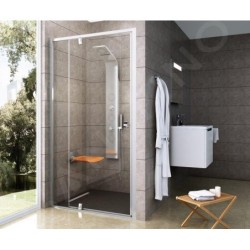 Ravak Pivot - Porte de douche PDOP2-120, 1161-1211 mm, verre satiné/clair 03GG0U00Z1