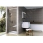 Ravak Pivot - Porte de douche pivotante, 900 mm, verre satiné/clair 03G70U00Z1