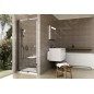 Ravak Pivot - Porte de douche pivotante, 900 mm, aluminium poli/verre clair 03G70C00Z1