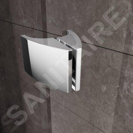 Ravak Pivot - Porte de douche pivotante, 900 mm, aluminium poli/verre clair 03G70C00Z1