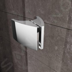 Ravak Pivot - Cabine de douche carrée PSKK3-80, 770-795 mm, blanc/verre transparent 37644101Z1