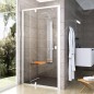 Ravak Pivot - Porte de douche PDOP2-110, 1061-1111 mm, blanc/verre clair 03GD0101Z1