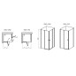 Ravak Chrome - Porte de douche CRV2-120, 1180-1200 mm, aluminium brillant/verre transparent 1QVG0C00Z1 Ravak Chrome - Porte de douche CRV2-120, 1180-1200 mm, aluminium brillant/verre transparent 1QVG0C00Z1
