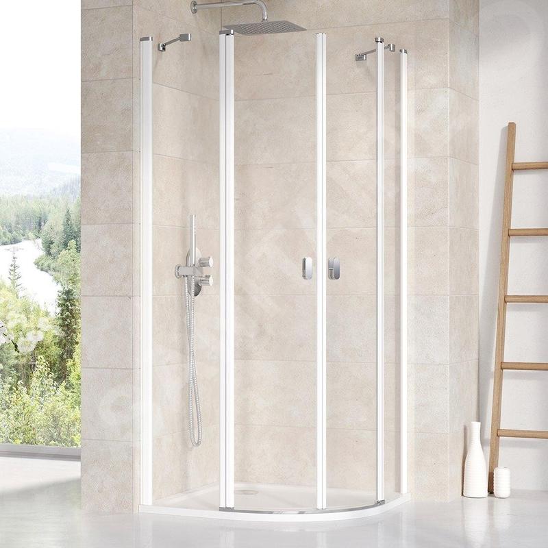 Ravak Chrome - Cabine de douche quart de cercle, CSKK4 mm, 880-900 mm, blanc/verre transparent 3Q170100Z1 Ravak Chrome - Cabine de douche quart de cercle, CSKK4 mm, 880-900 mm, blanc/verre transparent 3Q170100Z1