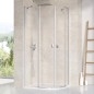 Ravak Chrome - Cabine de douche quart de cercle CSKK4-90, 880-900 mm, satiné/verre transparent 3Q170U00Z1 Ravak Chrome - Cabine de douche quart de cercle CSKK4-90, 880-900 mm, satiné/verre transparent 3Q170U00Z1