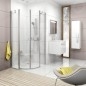 Ravak Chrome - Cabine de douche quart de cercle CSKK4-90, 880-900 mm, satiné/verre transparent 3Q170U00Z1 Ravak Chrome - Cabine de douche quart de cercle CSKK4-90, 880-900 mm, satiné/verre transparent 3Q170U00Z1