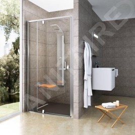 Ravak Pivot - Porte de douche PDOP2-100, 961-1011 mm, verre satiné/clair 03GA0U00Z1