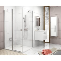 Ravak Chrome - Porte de douche CRV2-110, 1080-1100 mm, aluminium poli/verre transparent 1QVD0C00Z1