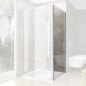 Ravak Pivot - Paroi de douche PPS-80, 770-795 mm, aluminium brillant/verre clair 90G40C00Z1