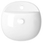 Sapho Lavabos - Lavabo Lugano, diamètre 40,5, cm, avec un trou pour robinet, blanc AR491 Sapho Lavabos - Lavabo Lugano, diamètre 40,5, cm, avec un trou pour robinet, blanc AR491