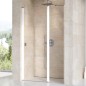 Ravak Chrome - Porte de douche en deux parties CSD2-120, 1175-1205 cm, blanc/verre transparent 0QVGC100Z1 Ravak Chrome - Porte de douche en deux parties CSD2-120, 1175-1205 cm, blanc/verre transparent 0QVGC100Z1